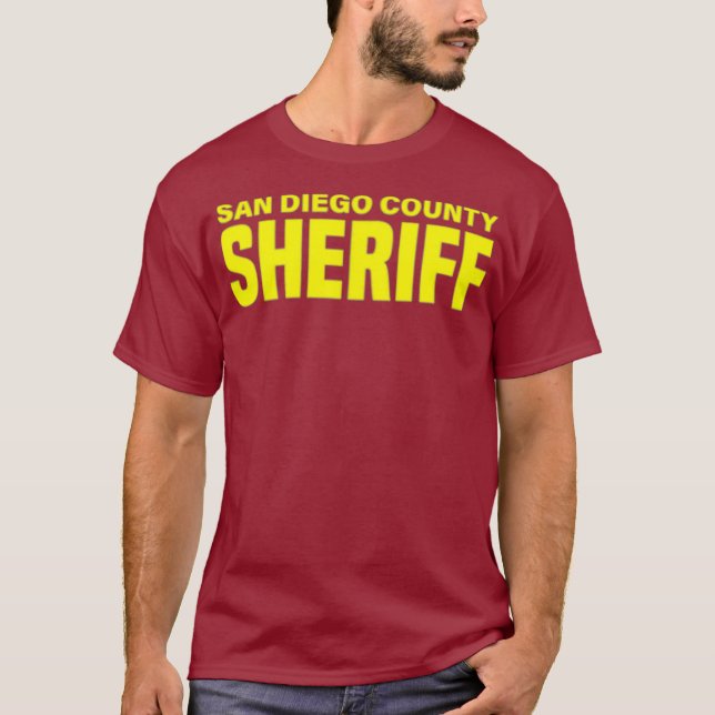 Camiseta Diputados del sheriff del condado de San Diego en  (Anverso)