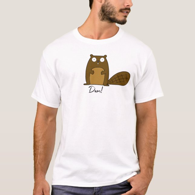 Camiseta Dique Funny Beaver (Anverso)