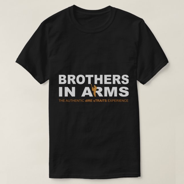 Camiseta DIRE STRAITS - esencia de FRÈRES D_ARMES (Diseño del anverso)