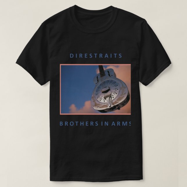 Camiseta DIRE STRAITS - esencia de FRÈRES D_ARMES (Diseño del anverso)