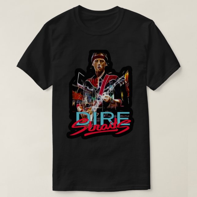 CAMISETA DIRE STRAITS MUSIC ARTWORK (Diseño del anverso)