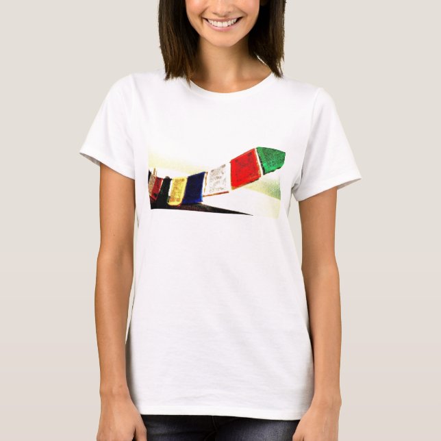 Camiseta diré un pequeño rezo tibetano para usted (Anverso)