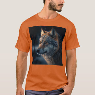 Camiseta Dire Wolf Ai Obra artística de inteligencia artifi