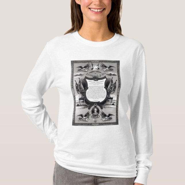 Camiseta Dirección de despedida de general Roberto E. Lee (Anverso)