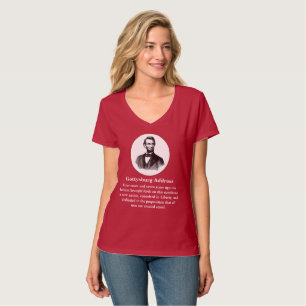 Camiseta Dirección de Gettysburg Abraham Lincoln 19 nov. 18