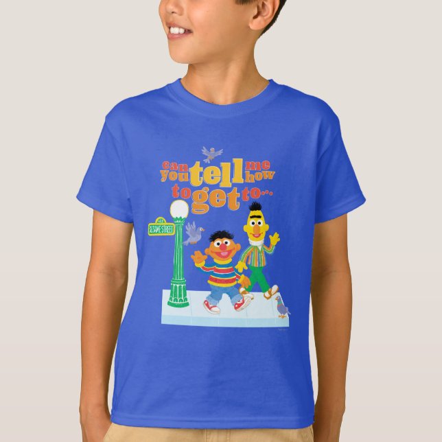 Camiseta Direcciones Bert y Ernie (Anverso)