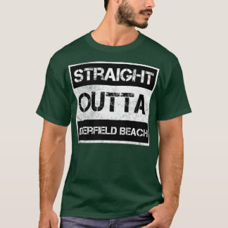 Camiseta Directa Outta Deerfield Beach ciudad Florida Vinta