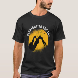Camiseta Directamente A La Parte Superior De Las Montañas S