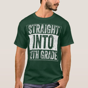 Camiseta Directamente Al 12º Grado De Vuelta A La Escuela 1
