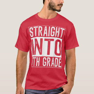 Camiseta Directamente al 7º Grado De Vuelta A La Escuela Pr