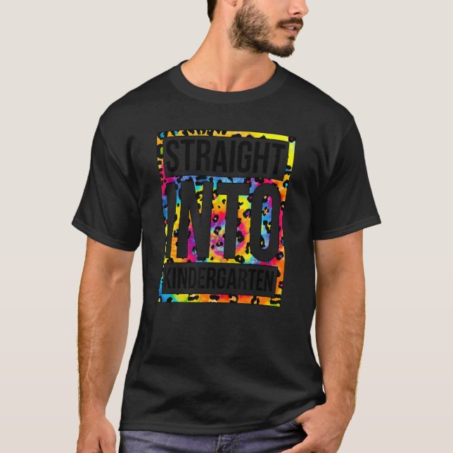 Camiseta Directamente al equipo de kindergarten Leopard Fir (Anverso)