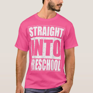 Camiseta Directamente al preescolarVolver a la escuela