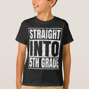 Camiseta Directamente al quinto grado de vuelta al regalo e