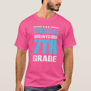 Camiseta Directamente Al Séptimo Grado Maestra Primer Día D