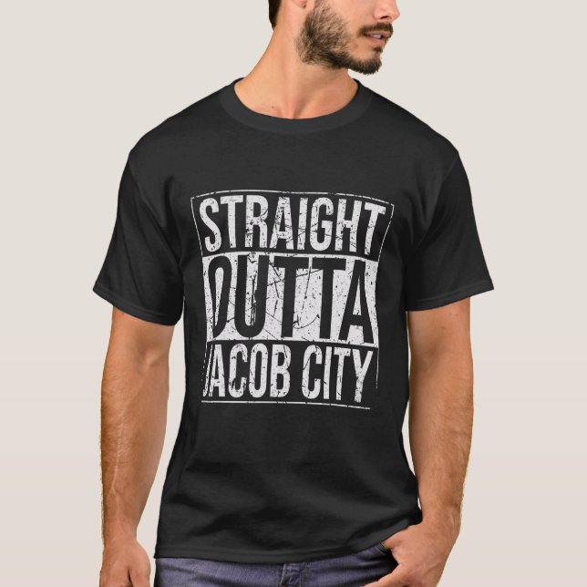 Camiseta Directamente de Jacob City Vintage (Anverso)