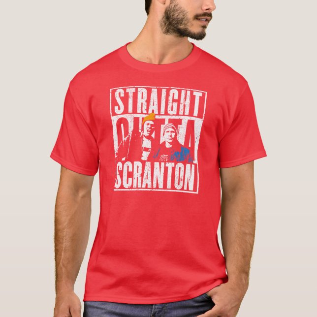 Camiseta Directamente de Scranton Perezoso Scranton (Anverso)