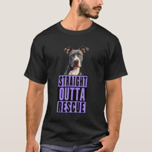 Camiseta Directamente del refugio Pit Bulls Hombres Mujeres