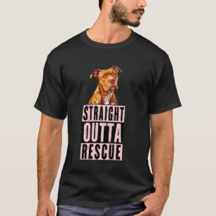 Camiseta Directamente del refugio Pit Bulls Hombres Mujeres