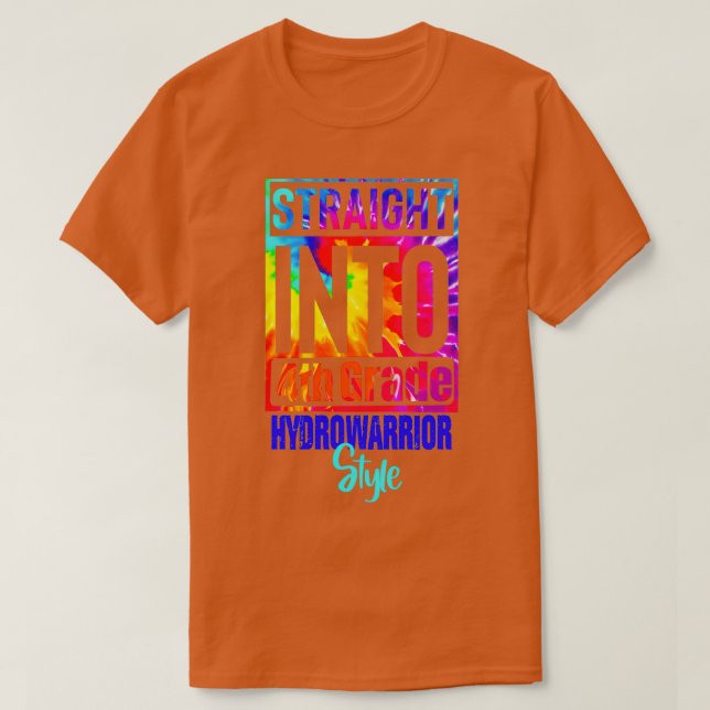 Camiseta Directamente en 4º Grado estilo hidroguerrero 4º g (Diseño del anverso)