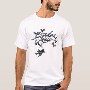 Camiseta Directamente en el gato, los murciélagos y el Gorr