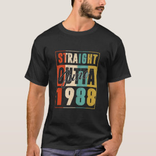 Camiseta Directamente En Junio De 1988 Hombres Vintage Muje