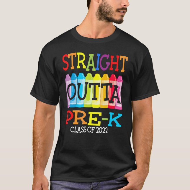 Camiseta Directamente En La Clase Superior PreK 2022 De 202 (Anverso)