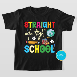 Camiseta Directamente En La Escuela Secundaria De Nuevo A L
