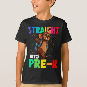 Camiseta Directamente en la ranura pre-K de vuelta a la esc