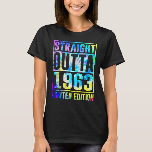 Camiseta Directamente Fuera de 1963 60º cumpleaños (Anverso)