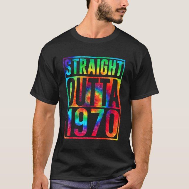 Camiseta Directamente Fuera de 1970 Sucio Treinta y 53 Años (Anverso)