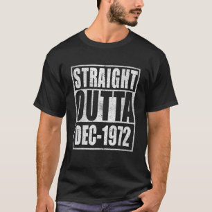 Camiseta Directamente Fuera De 1972 49º Día Retro 49 Años O