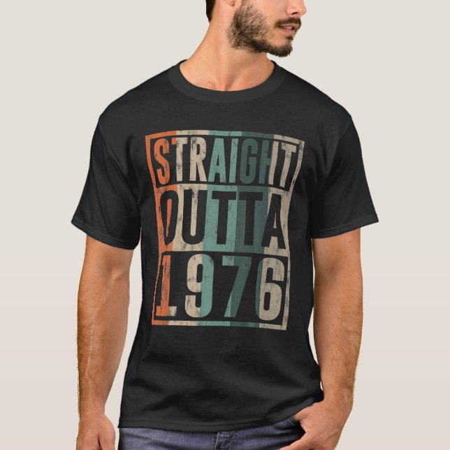 Camiseta Directamente Fuera De 1976 Rastreador De Regalos D (Anverso)