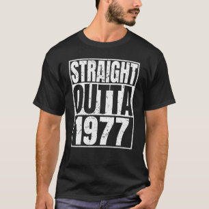 Camiseta Directamente Fuera de 1977 45º cumpleaños Retro 45