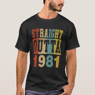 Camiseta Directamente Fuera De 1981 40º Cumpleaños Niño De 