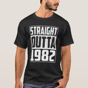 Camiseta Directamente Fuera De 1982 40 Regalos De Cumpleaño
