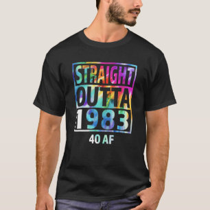 Camiseta Directamente Fuera De 1983 40º Cumpleaños Para Ell