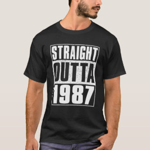 Camiseta Directamente Fuera De 1987 35 Años Vintage 35º Nac