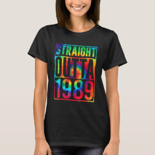 Camiseta Directamente Fuera de 1989 Sucio Treinta y Cuarto 