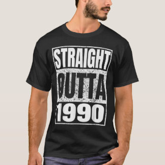 Camiseta Directamente Fuera De 1990 Año Clic Nacimiento Del
