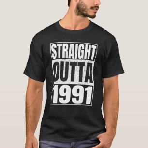 Camiseta Directamente Fuera de 1991 31º cumpleaños 31 años