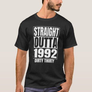 Camiseta Directamente Fuera de 1992 Sucio 30 30 años