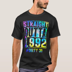 Camiseta Directamente Fuera De 1992 Sucio Treinta Divertido