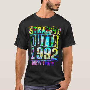 Camiseta Directamente Fuera de 1992 Sucio Treinta Graciosos