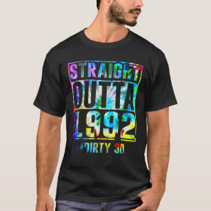 Camiseta Directamente Fuera de 1992 Sucio Treinta Graciosos