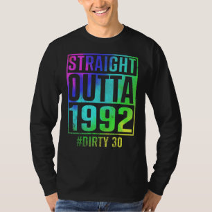 Camiseta Directamente Fuera de 1992 Sucio Treinta y Treinta