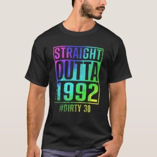 Camiseta Directamente Fuera de 1992 Sucio Treinta y Treinta
