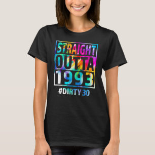 Camiseta Directamente Fuera de 1993 Sucio Treinta Divertido