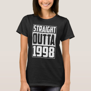 Camiseta Directamente Fuera de 1998 24º cumpleaños Vintage