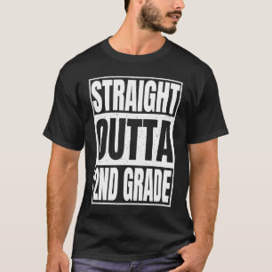 Camiseta Directamente Fuera De 2º Grado Clase De Secundaria