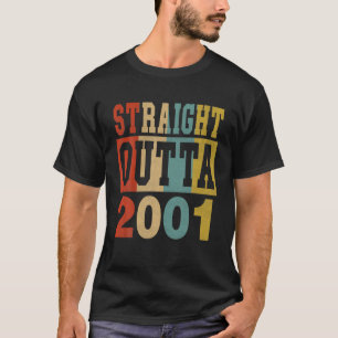 Camiseta Directamente Fuera De 2001 20º Cumpleaños Niño De 